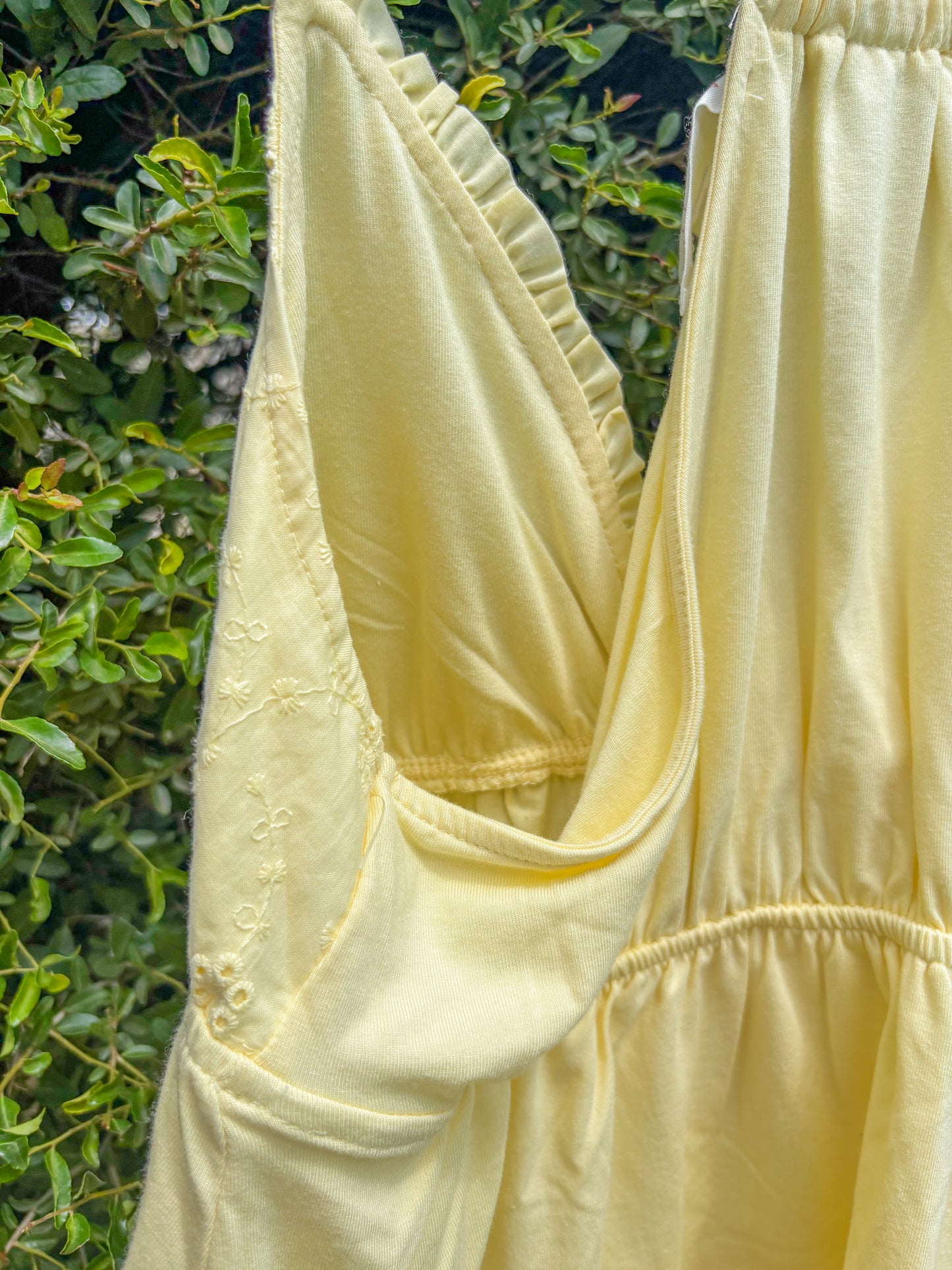 Butter yellow soft tank