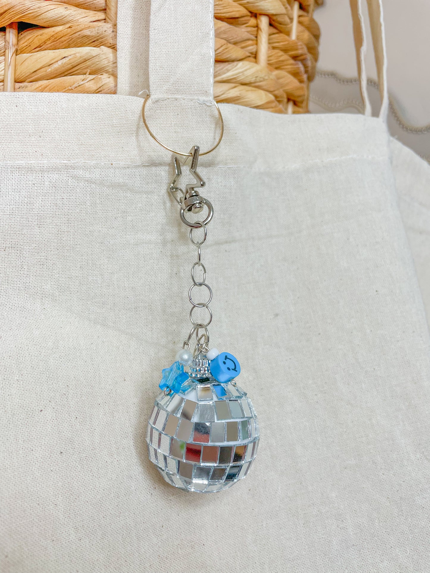 Blue Crush Disco Ball Bag Charm πͺ©π