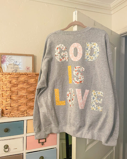 God is Love Patchwork Crew