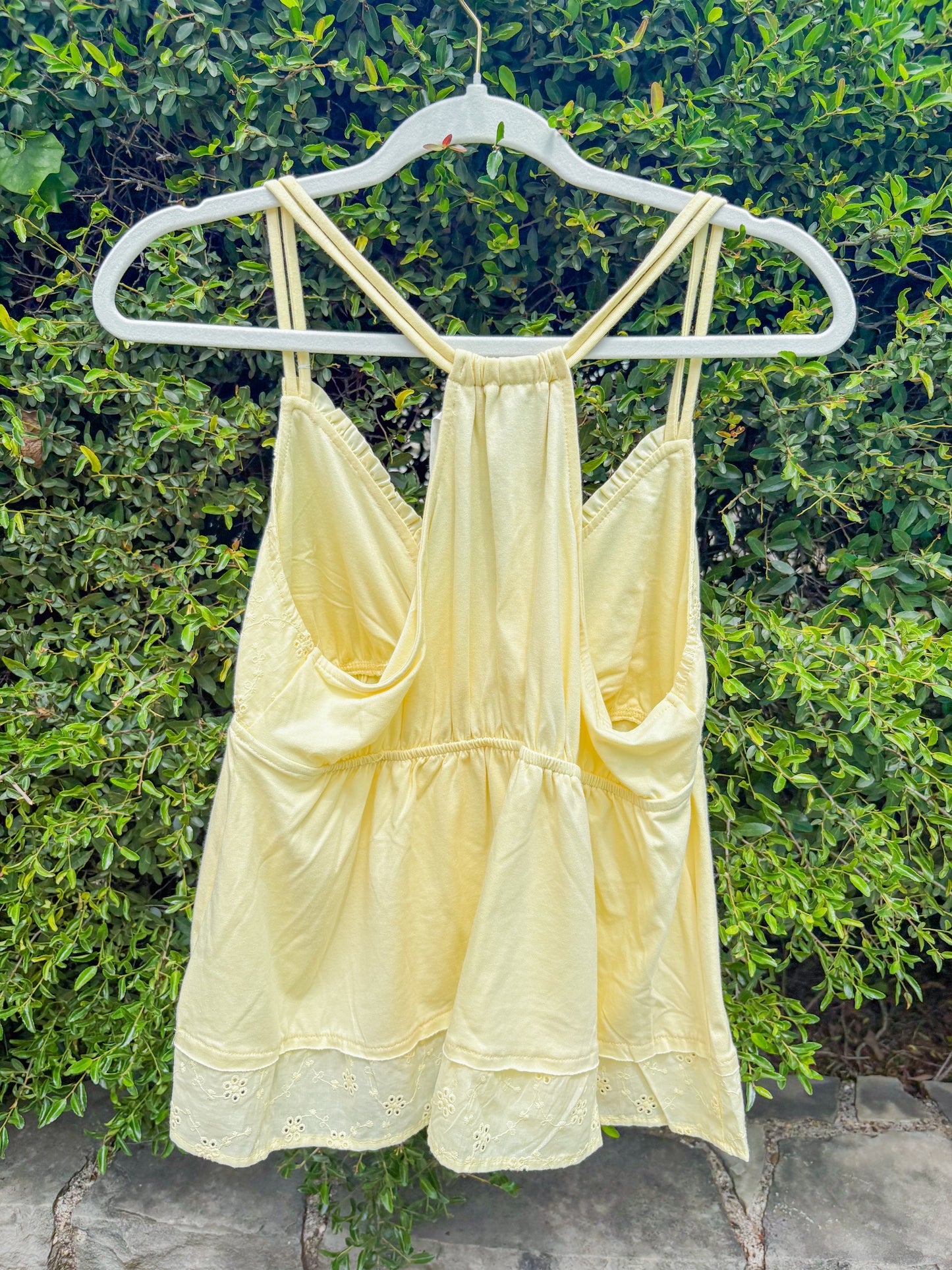Butter yellow soft tank
