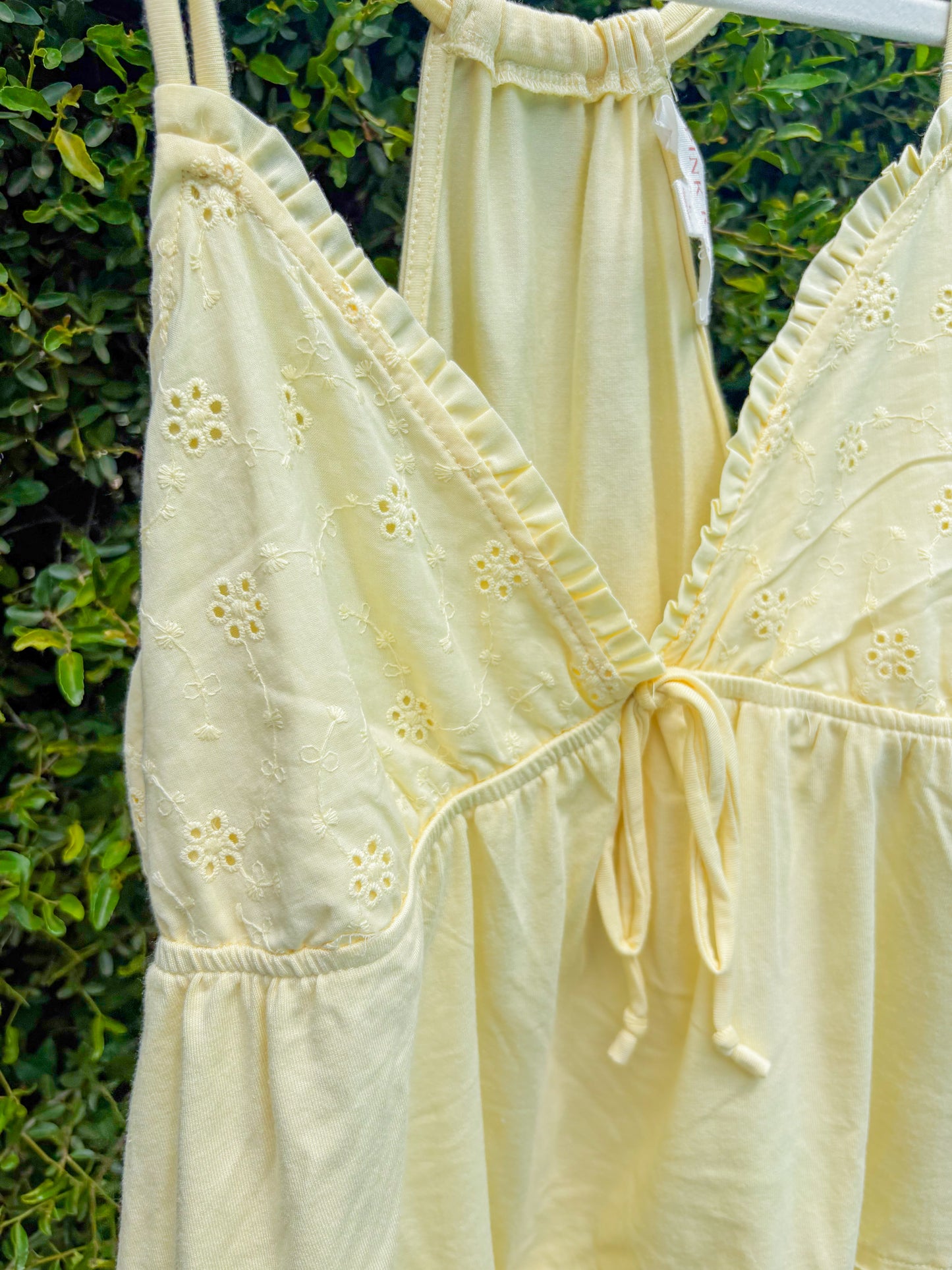 Butter yellow soft tank