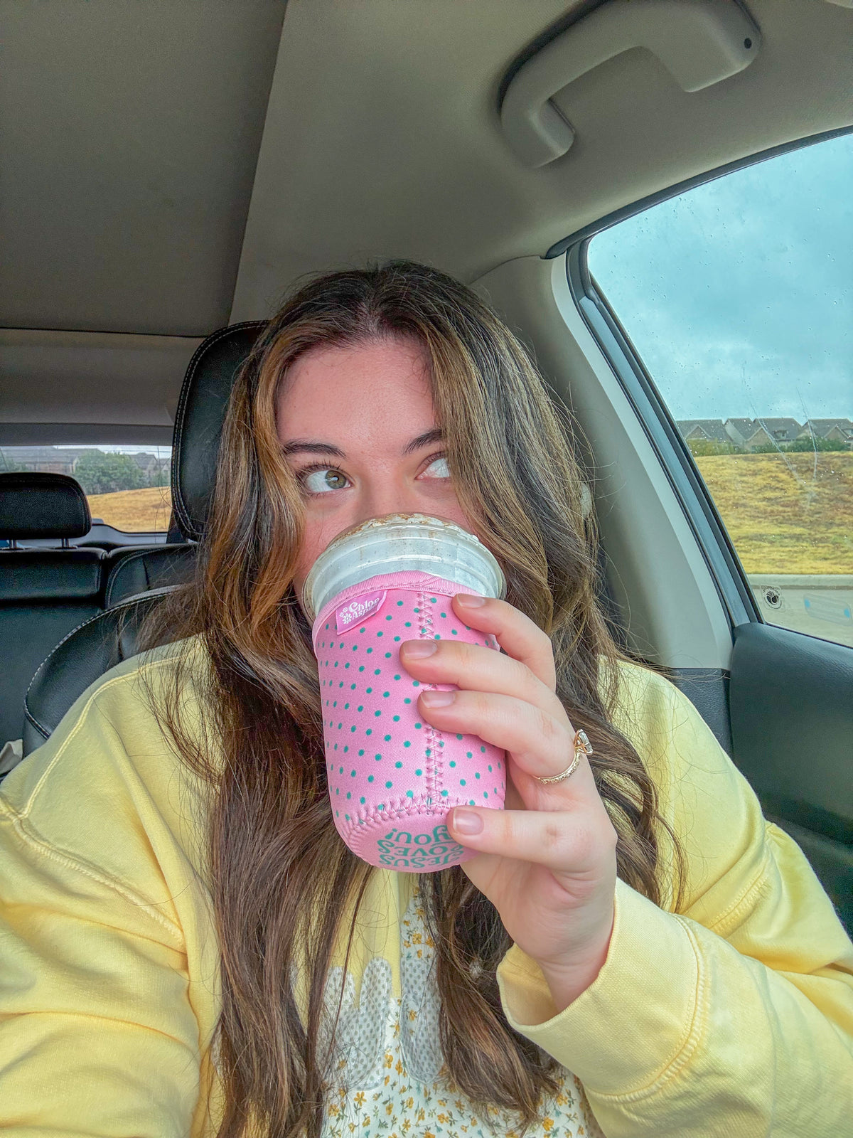 Iced coffee coozies