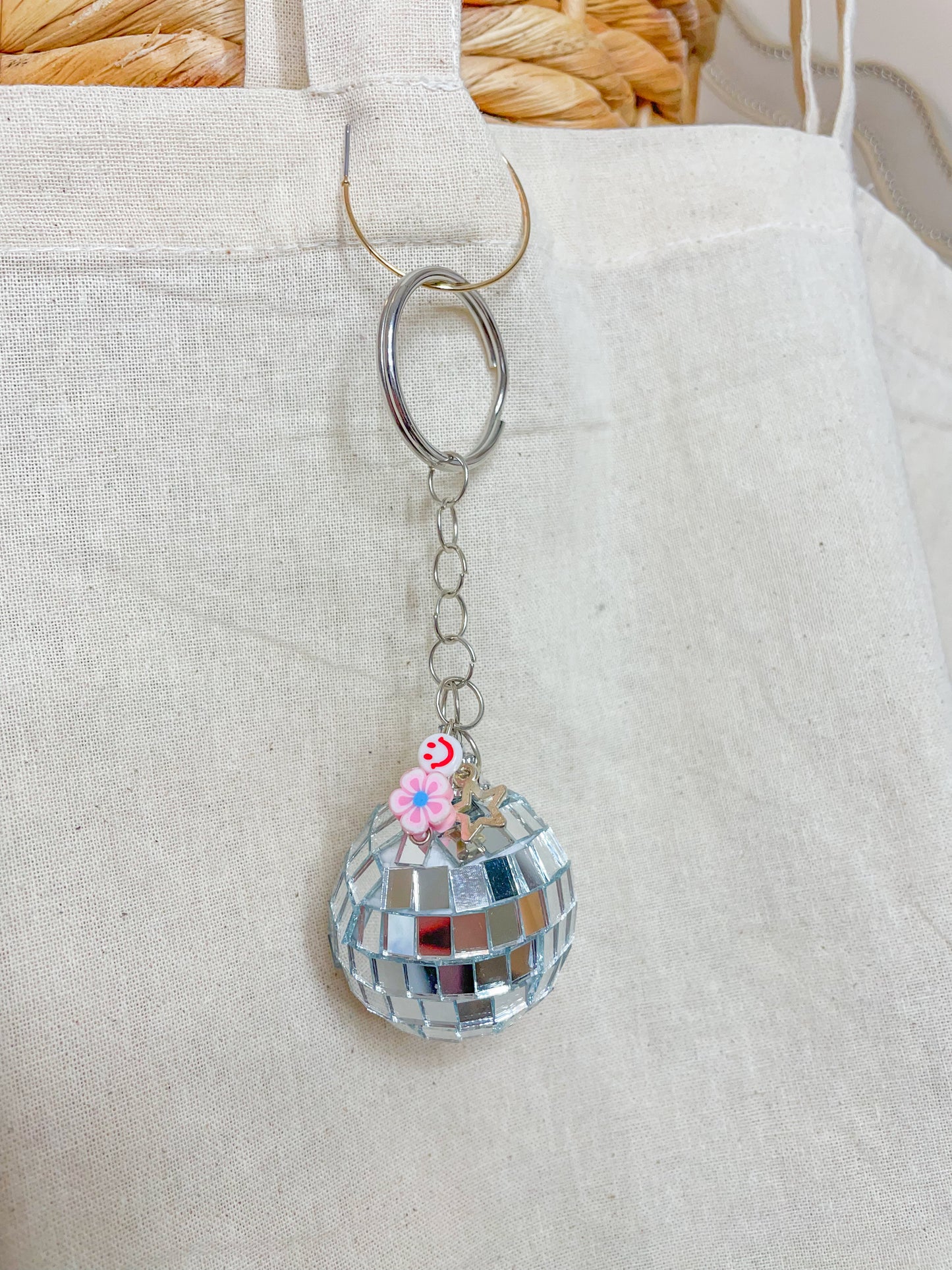 Pink Pop Disco Ball Bag Charm 🪩💖